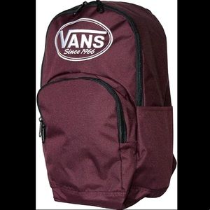 NEW Vans Backpack Burgundy Alumni
